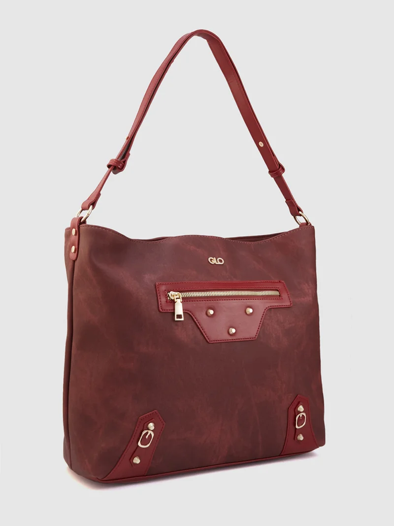 globus  Globus Women Astro Dust Solid Casual Tote Bag  | Best Price UAE